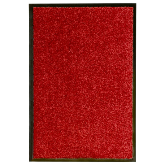 Deurmat wasbaar 40x60 cm rood is nu te koop bij PeponiXL, paradijselijk wonen!