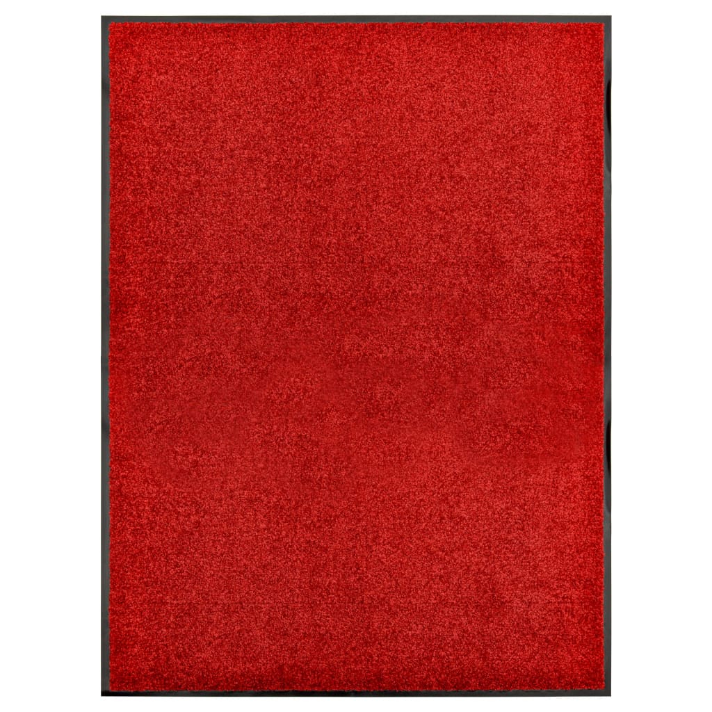 Deurmat wasbaar 90x120 cm rood is nu te koop bij PeponiXL, paradijselijk wonen!
