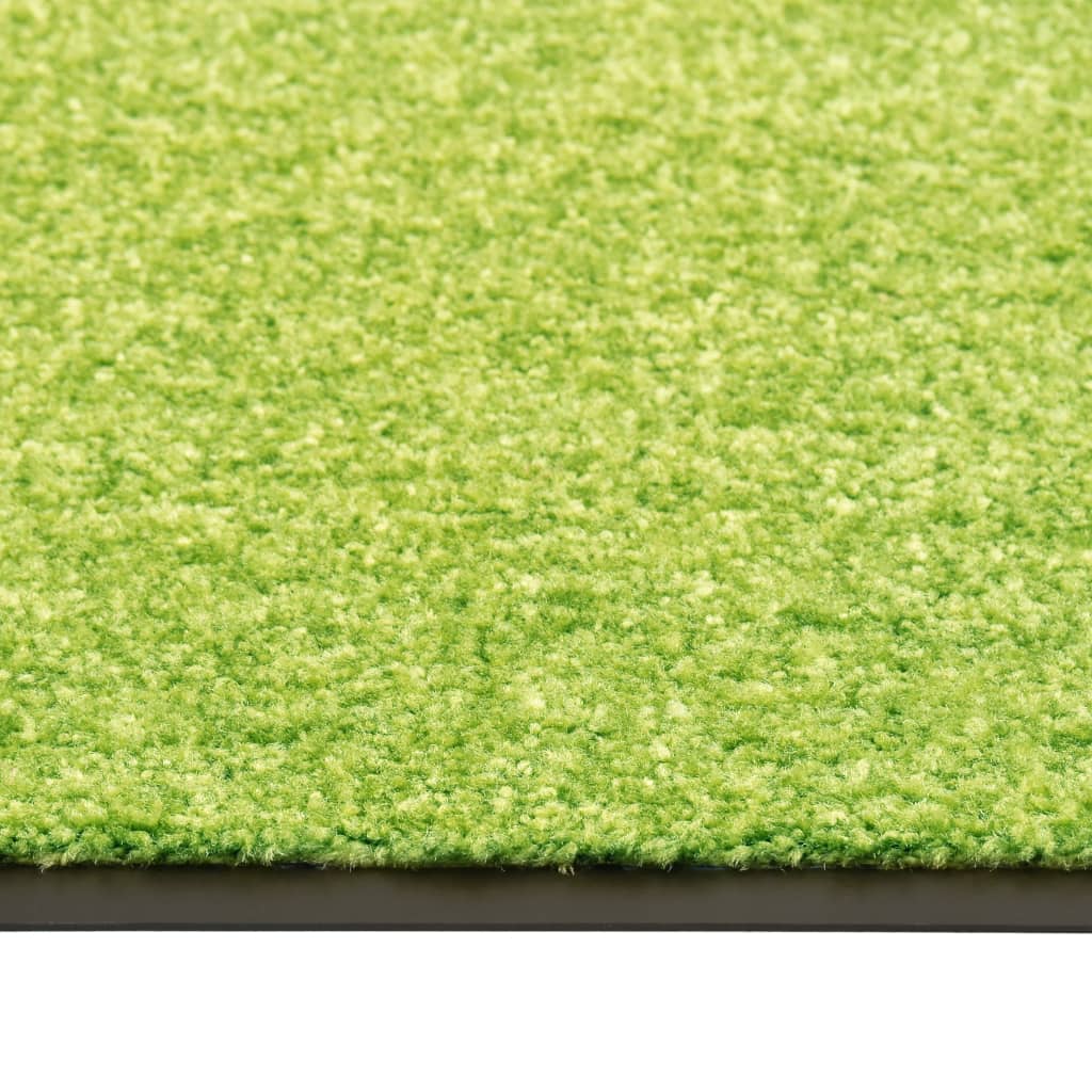 Deurmat wasbaar 90x120 cm groen is nu te koop bij PeponiXL, paradijselijk wonen!