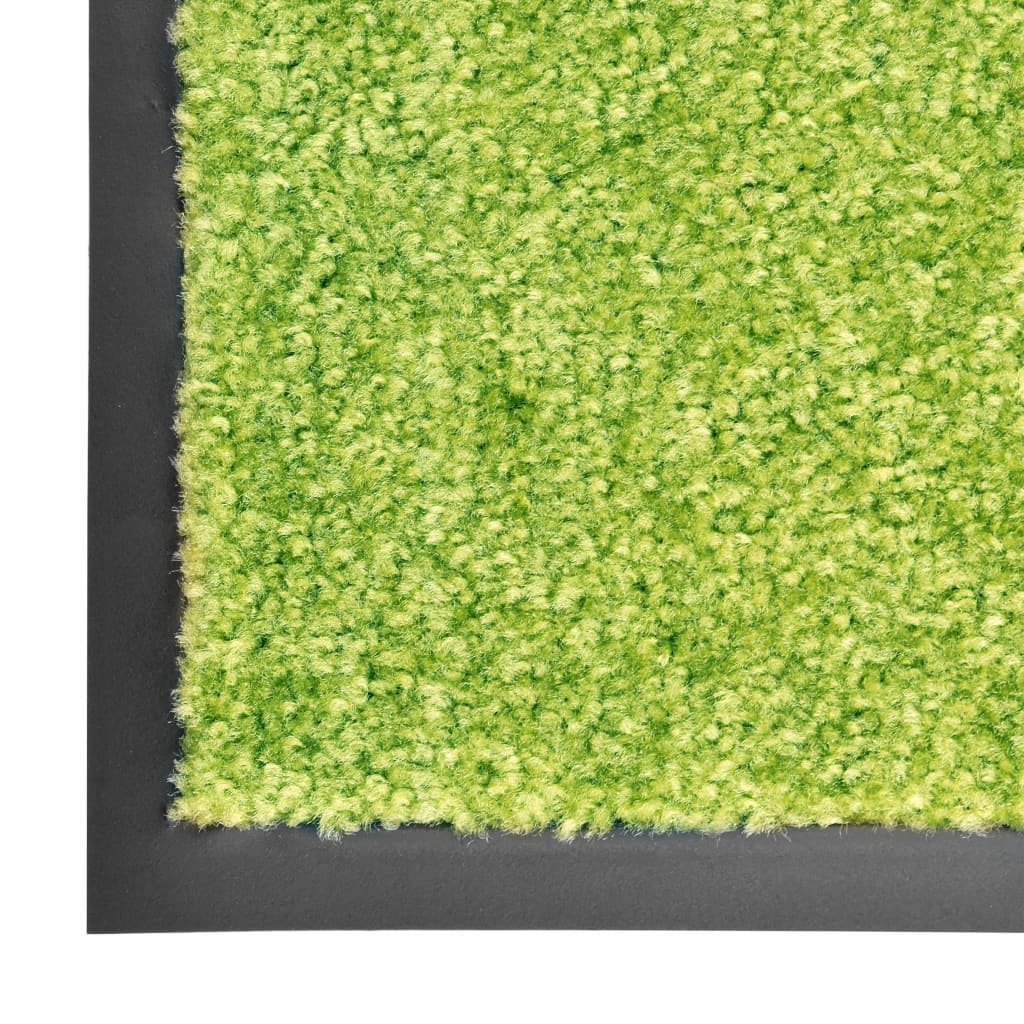 Deurmat wasbaar 90x120 cm groen is nu te koop bij PeponiXL, paradijselijk wonen!