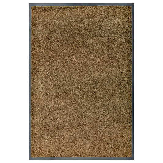 Deurmat wasbaar 60x90 cm bruin is nu te koop bij PeponiXL, paradijselijk wonen!