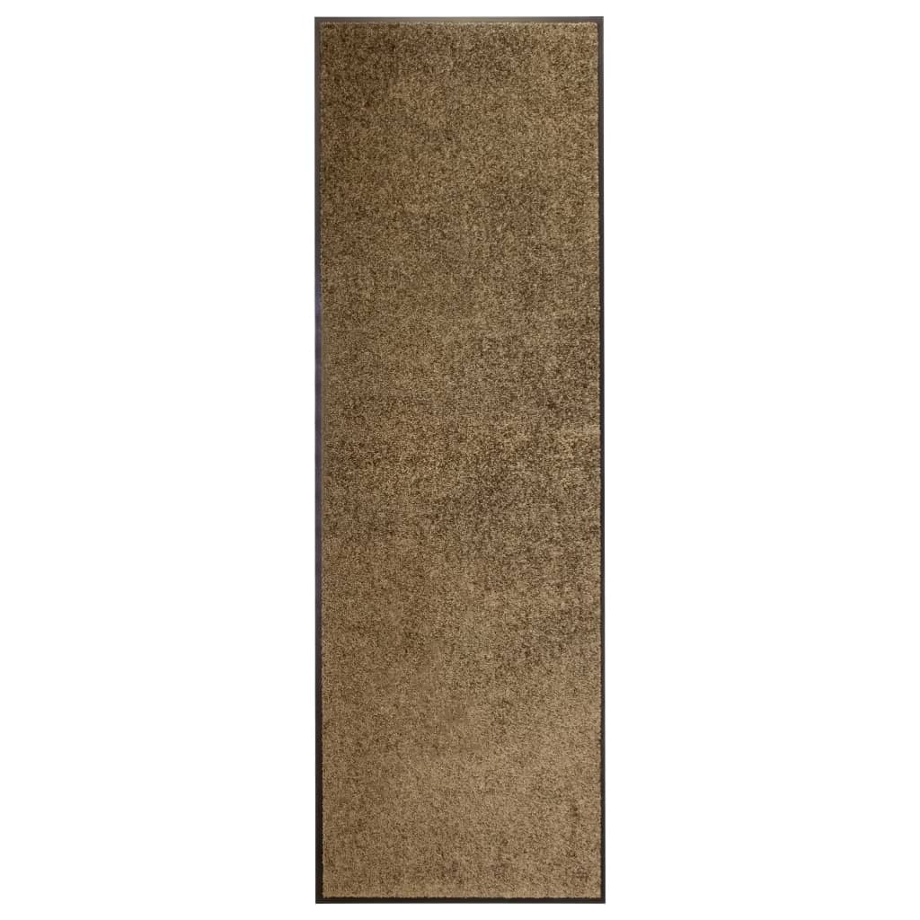 Deurmat wasbaar 60x180 cm bruin is nu te koop bij PeponiXL, paradijselijk wonen!