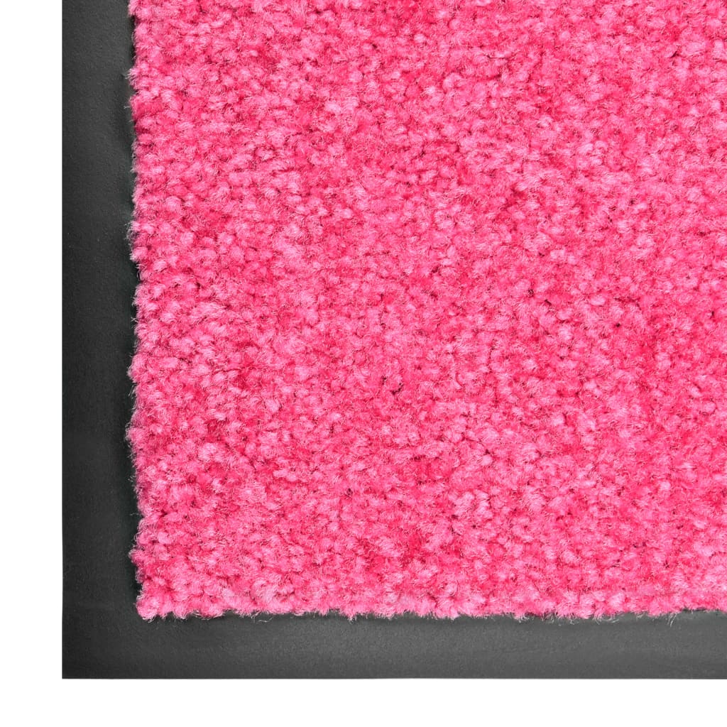 Deurmat wasbaar 60x90 cm roze is nu te koop bij PeponiXL, paradijselijk wonen!