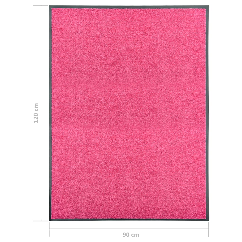 Deurmat wasbaar 90x120 cm roze is nu te koop bij PeponiXL, paradijselijk wonen!
