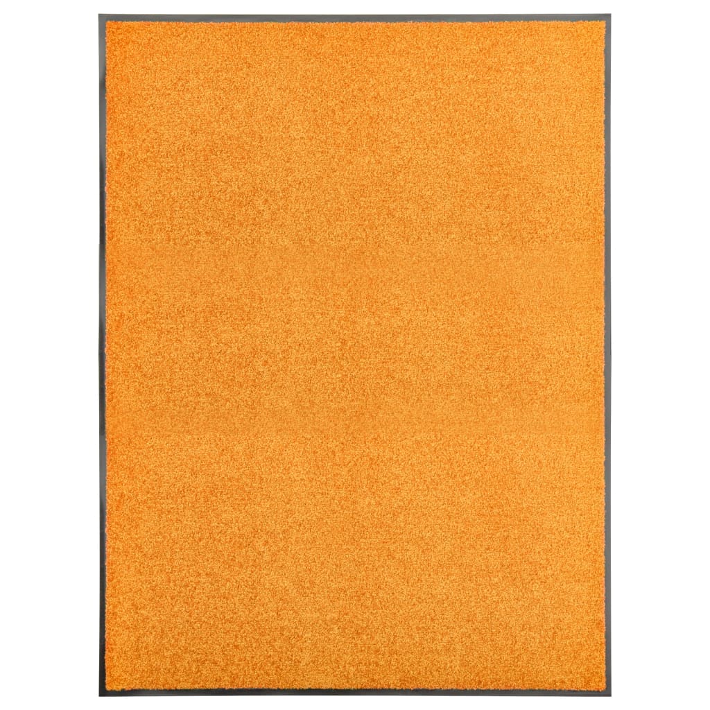 Deurmat wasbaar 90x120 cm oranje is nu te koop bij PeponiXL, paradijselijk wonen!