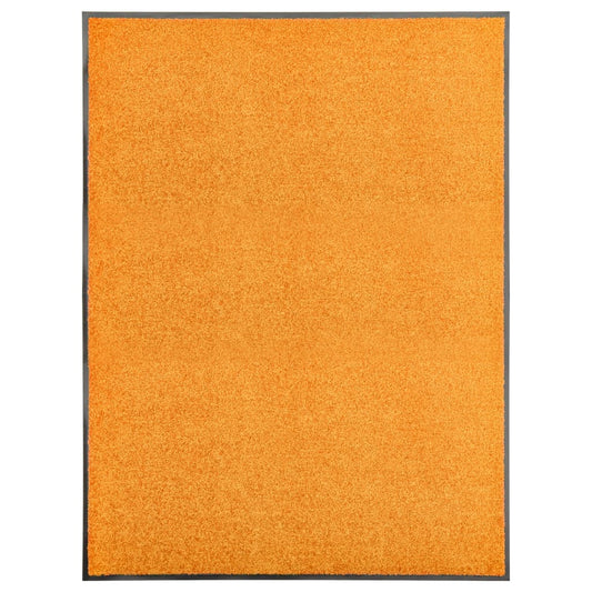 Deurmat wasbaar 90x120 cm oranje is nu te koop bij PeponiXL, paradijselijk wonen!