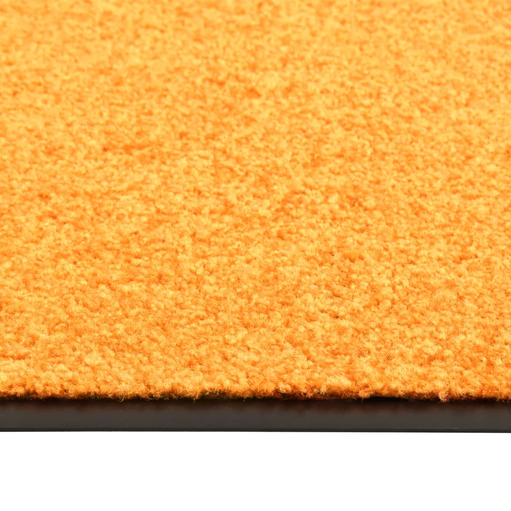 Deurmat wasbaar 90x120 cm oranje is nu te koop bij PeponiXL, paradijselijk wonen!