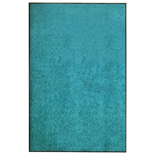 Deurmat wasbaar 120x180 cm cyaan is nu te koop bij PeponiXL, paradijselijk wonen!