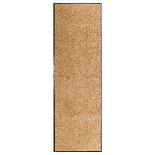 Deurmat wasbaar 60x180 cm crème is nu te koop bij PeponiXL, paradijselijk wonen!