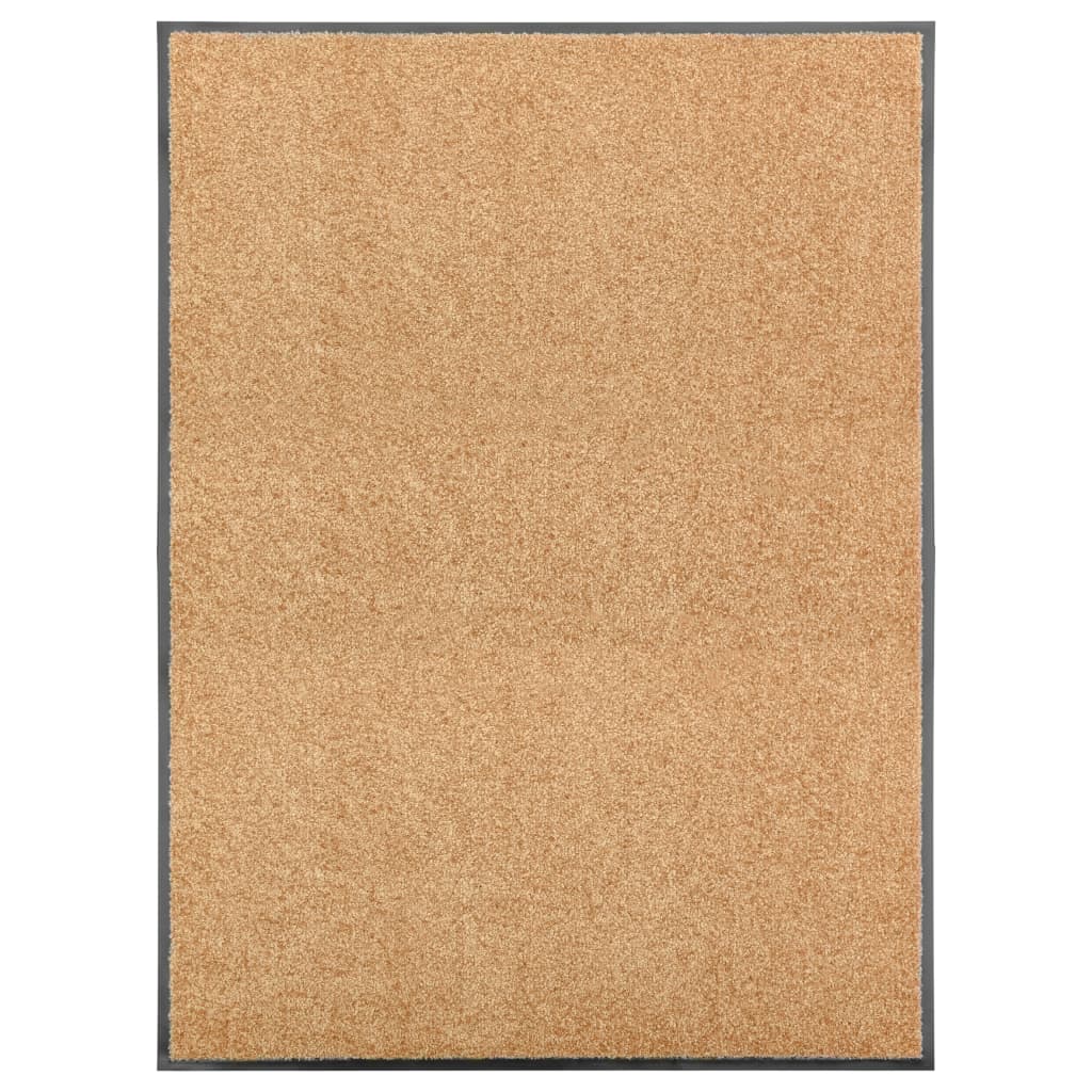 Deurmat wasbaar 90x120 cm crème is nu te koop bij PeponiXL, paradijselijk wonen!
