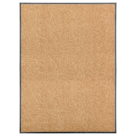 Deurmat wasbaar 90x120 cm crème is nu te koop bij PeponiXL, paradijselijk wonen!