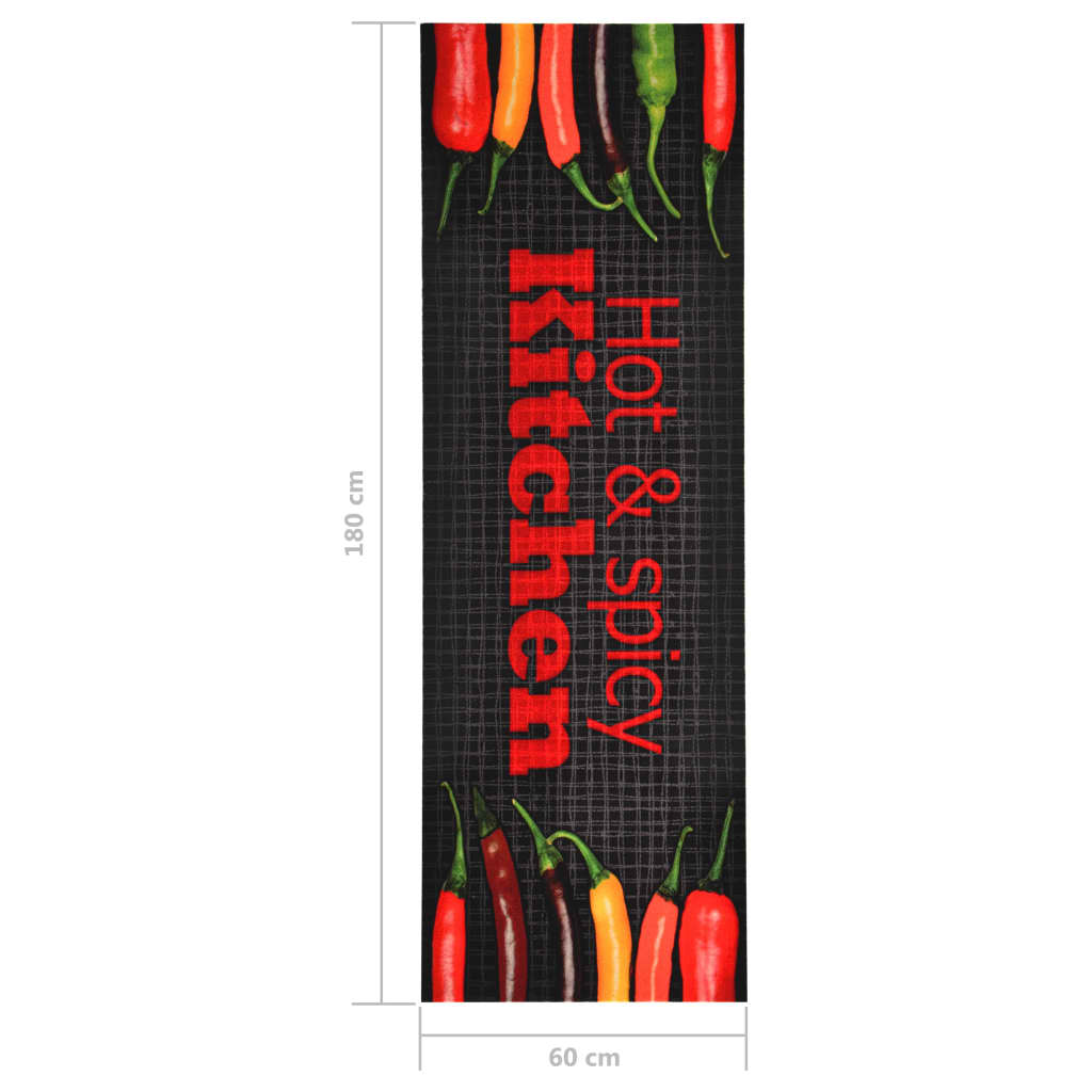 Keukenmat wasbaar Hot&Spicy 60x180 cm is nu te koop bij PeponiXL, paradijselijk wonen!
