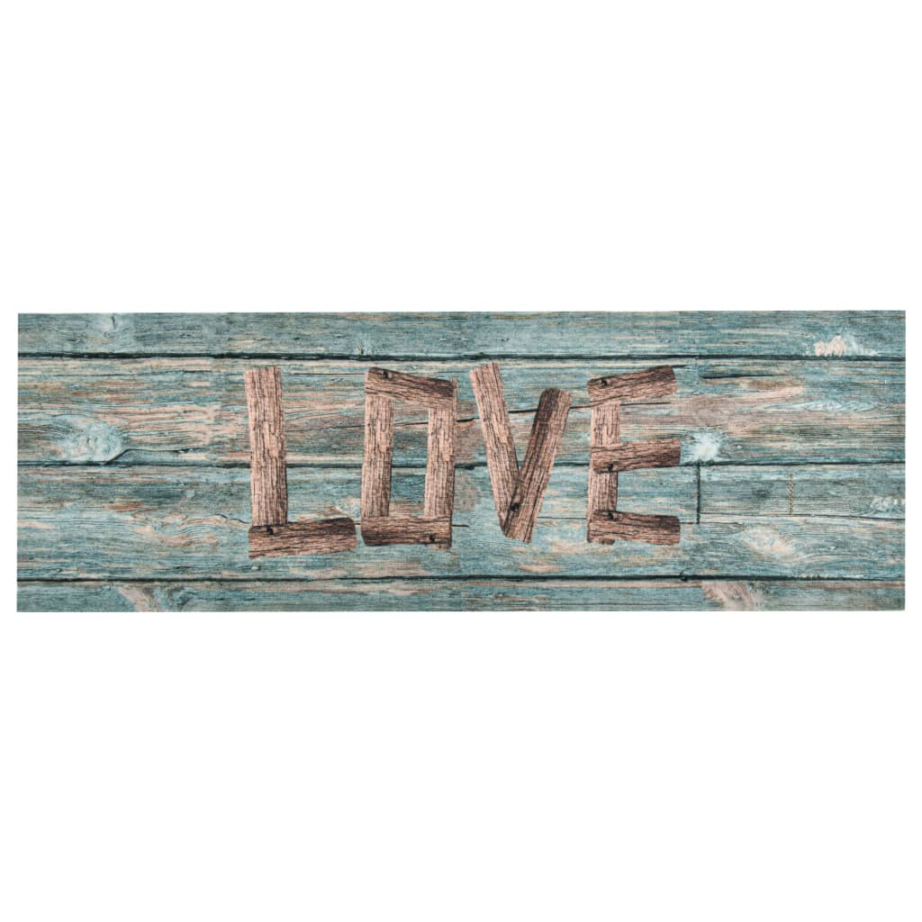 Keukenmat wasbaar Love 45x150 cm is nu te koop bij PeponiXL, paradijselijk wonen!