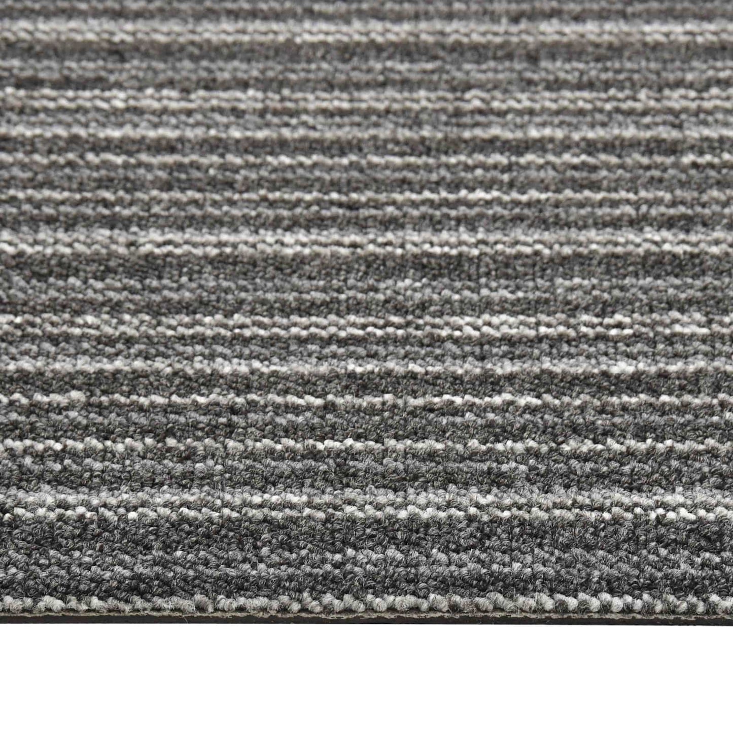 Tapijt 20 pcs Gestreept Antraciet 50 x 50 cm 100% Polypropyleen is nu te koop bij PeponiXL, paradijselijk wonen!