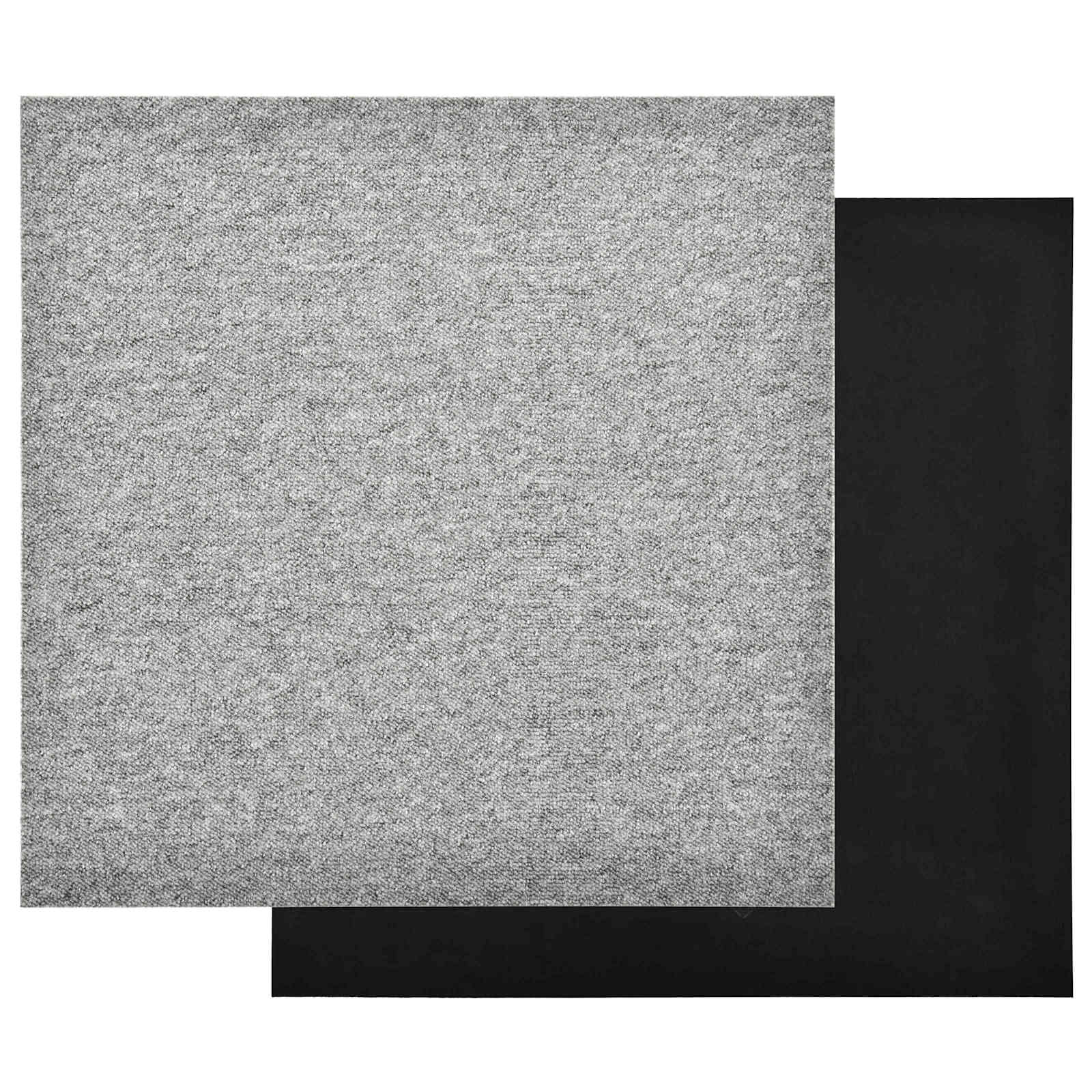 Tapijt 20 pcs Lichtgrijs 50 x 50 cm 100% Polypropyleen is nu te koop bij PeponiXL, paradijselijk wonen!