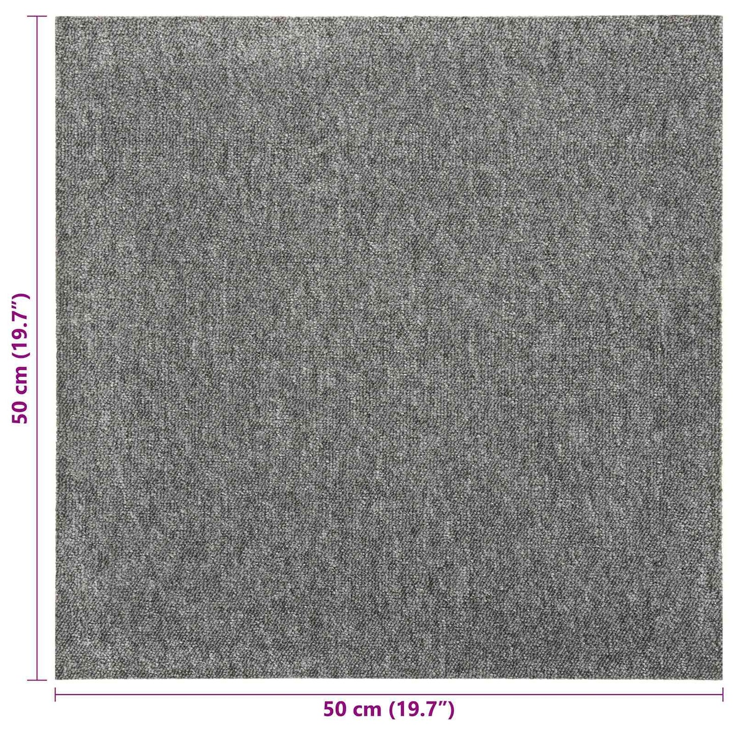 Tapijt 20 pcs Grijs 50 x 50 cm 100% Polypropyleen is nu te koop bij PeponiXL, paradijselijk wonen!