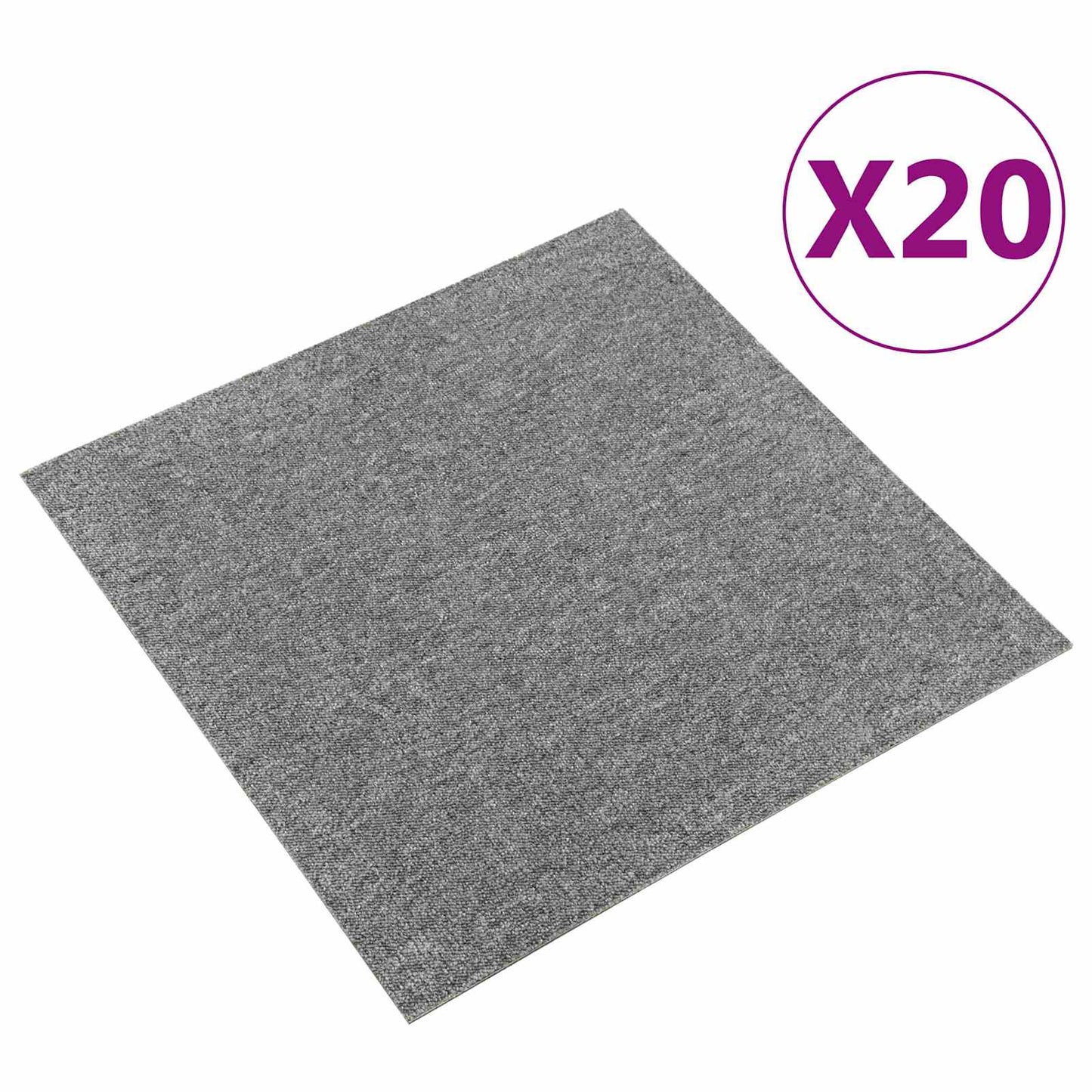 Tapijt 20 pcs Grijs 50 x 50 cm 100% Polypropyleen is nu te koop bij PeponiXL, paradijselijk wonen!