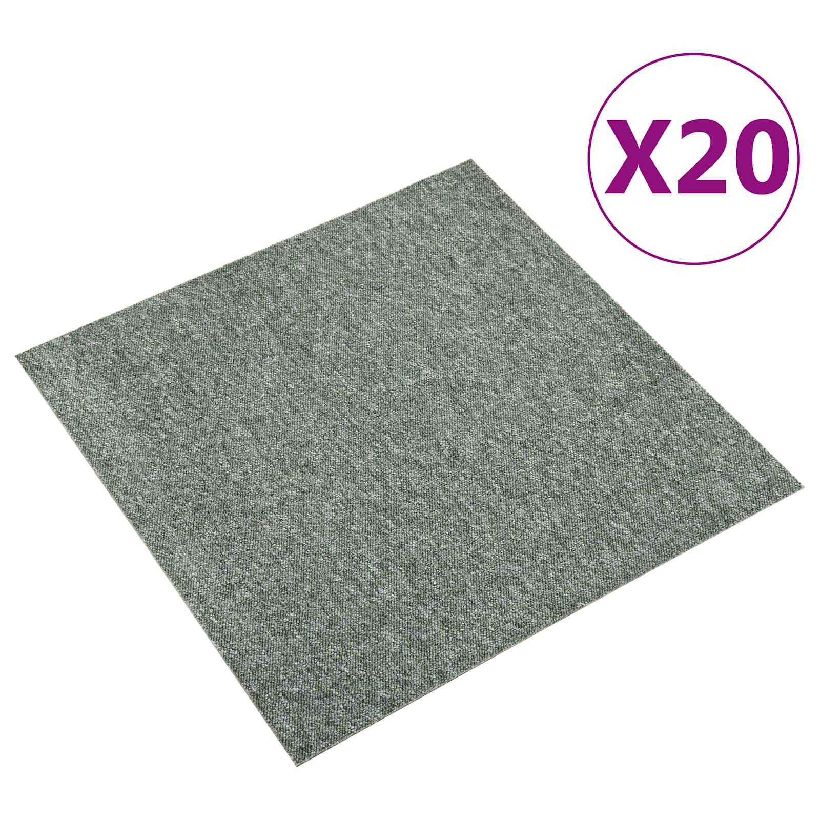 Tapijt 20 pcs Groen 50 x 50 cm 100% Polypropyleen is nu te koop bij PeponiXL, paradijselijk wonen!