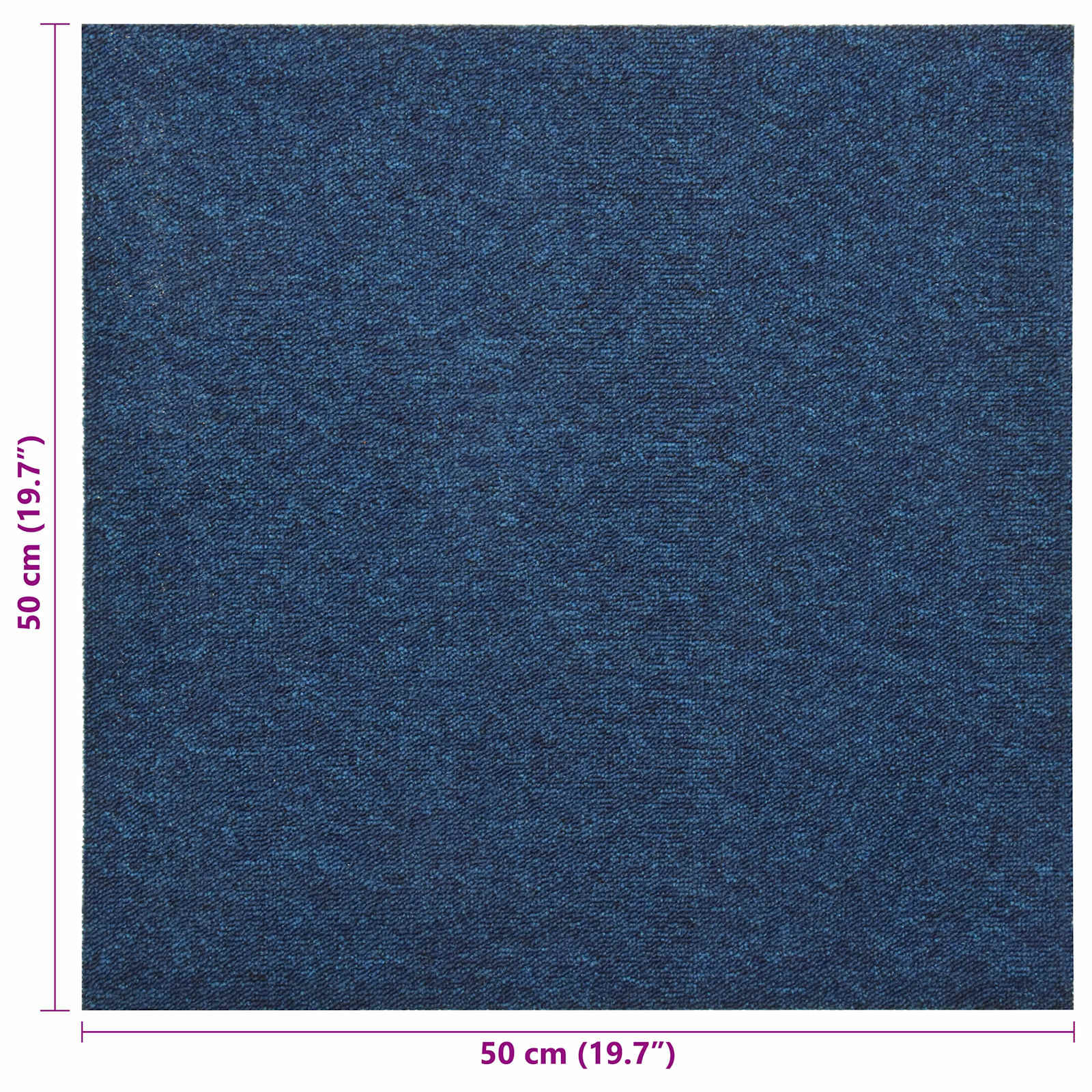 Tapijt 20 pcs Donkerblauw 50 x 50 cm 100% Polypropyleen is nu te koop bij PeponiXL, paradijselijk wonen!
