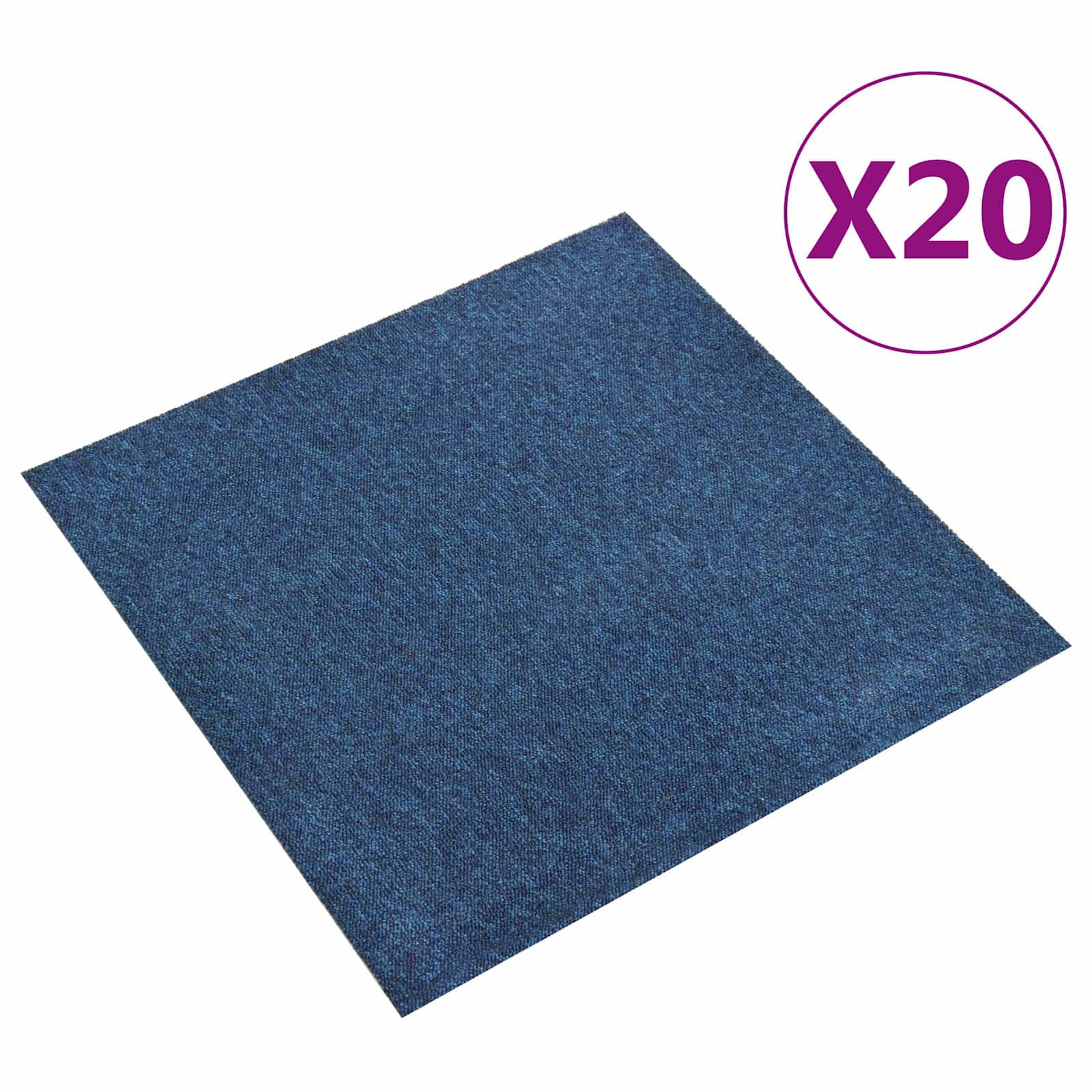 Tapijt 20 pcs Donkerblauw 50 x 50 cm 100% Polypropyleen is nu te koop bij PeponiXL, paradijselijk wonen!