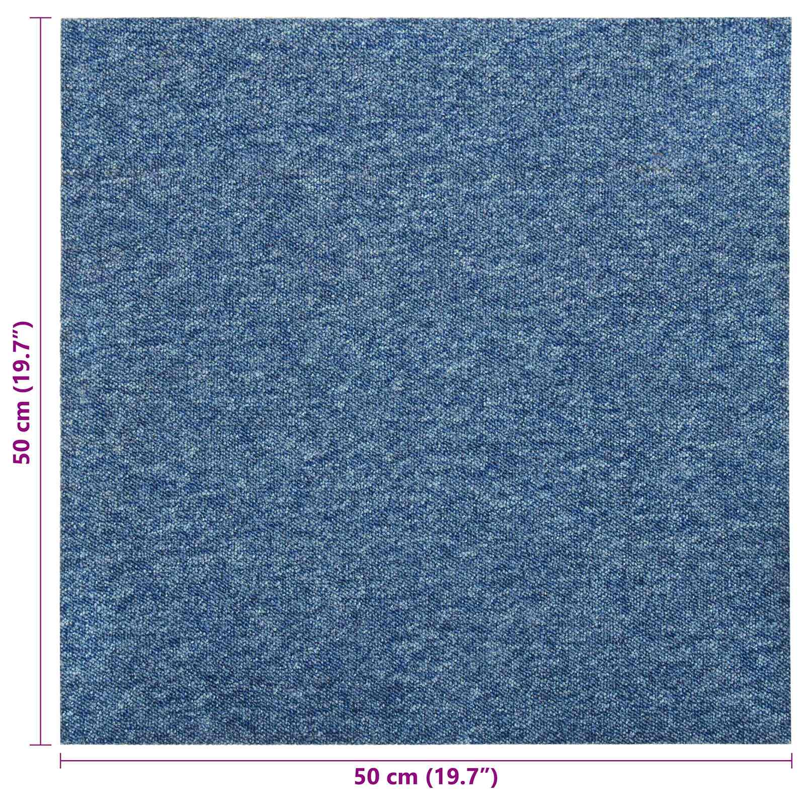 Tapijt 20 pcs Blauw 50 x 50 cm 100% Polypropyleen is nu te koop bij PeponiXL, paradijselijk wonen!