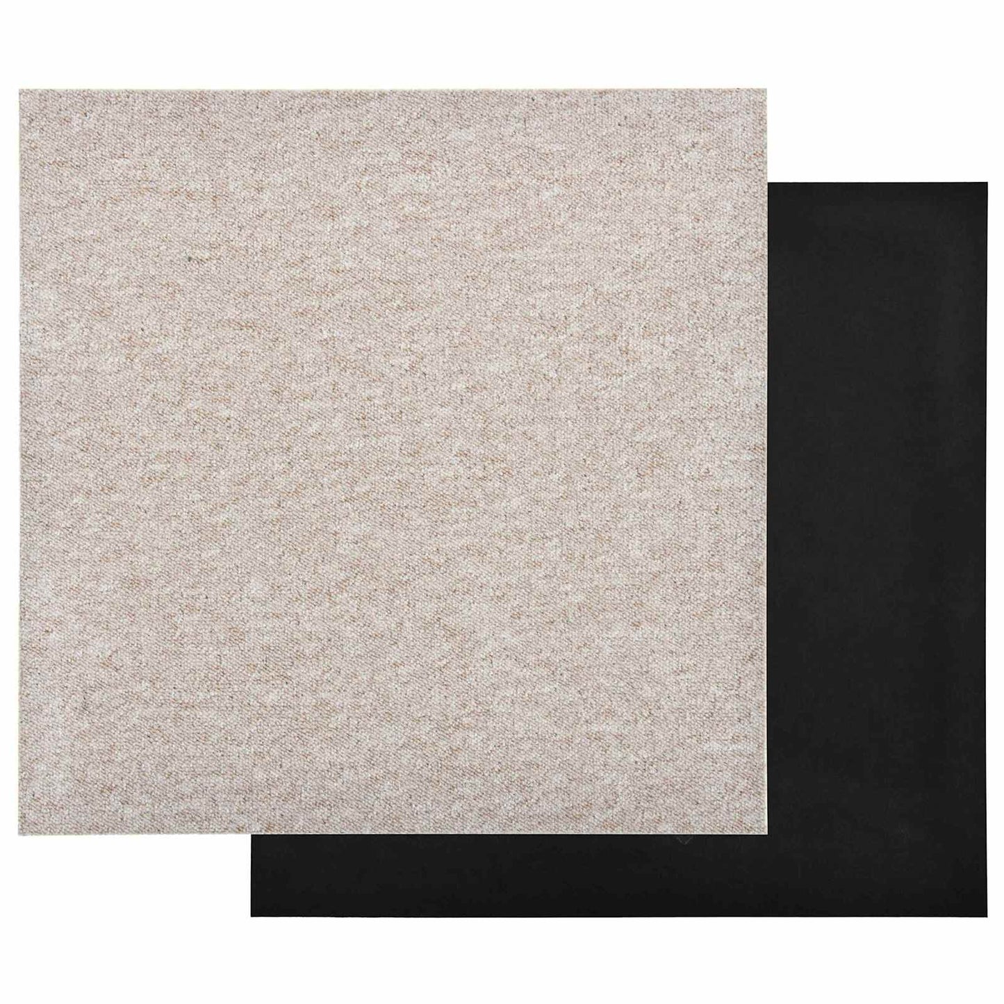 Tapijt 20 pcs Licht Beige 50 x 50 cm 100% Polypropyleen is nu te koop bij PeponiXL, paradijselijk wonen!