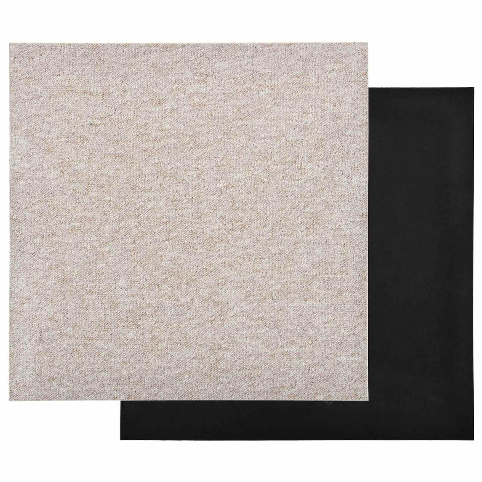 Tapijt 20 pcs Licht Beige 50 x 50 cm 100% Polypropyleen is nu te koop bij PeponiXL, paradijselijk wonen!