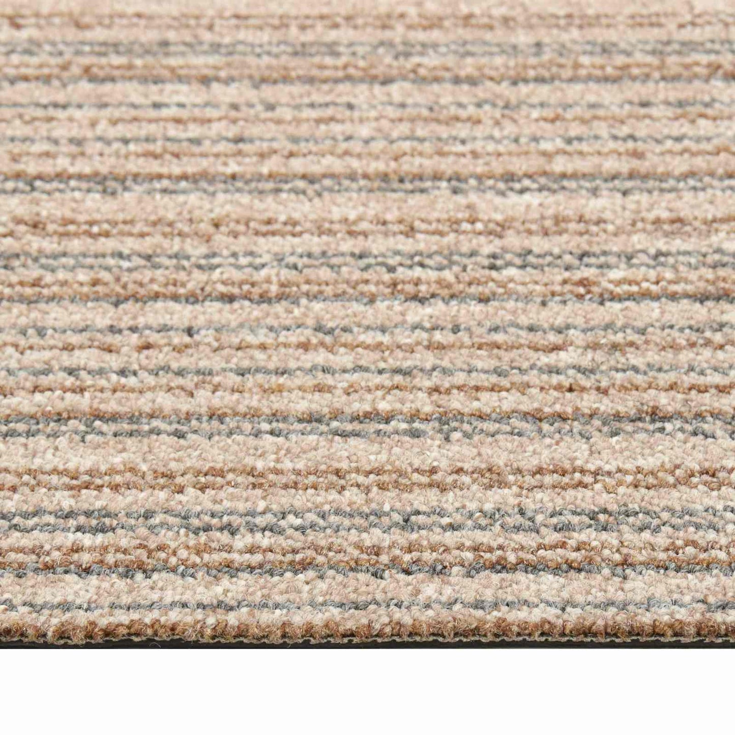 Tapijt 20 pcs Gestreept Beige 50 x 50 cm 100% Polypropyleen is nu te koop bij PeponiXL, paradijselijk wonen!