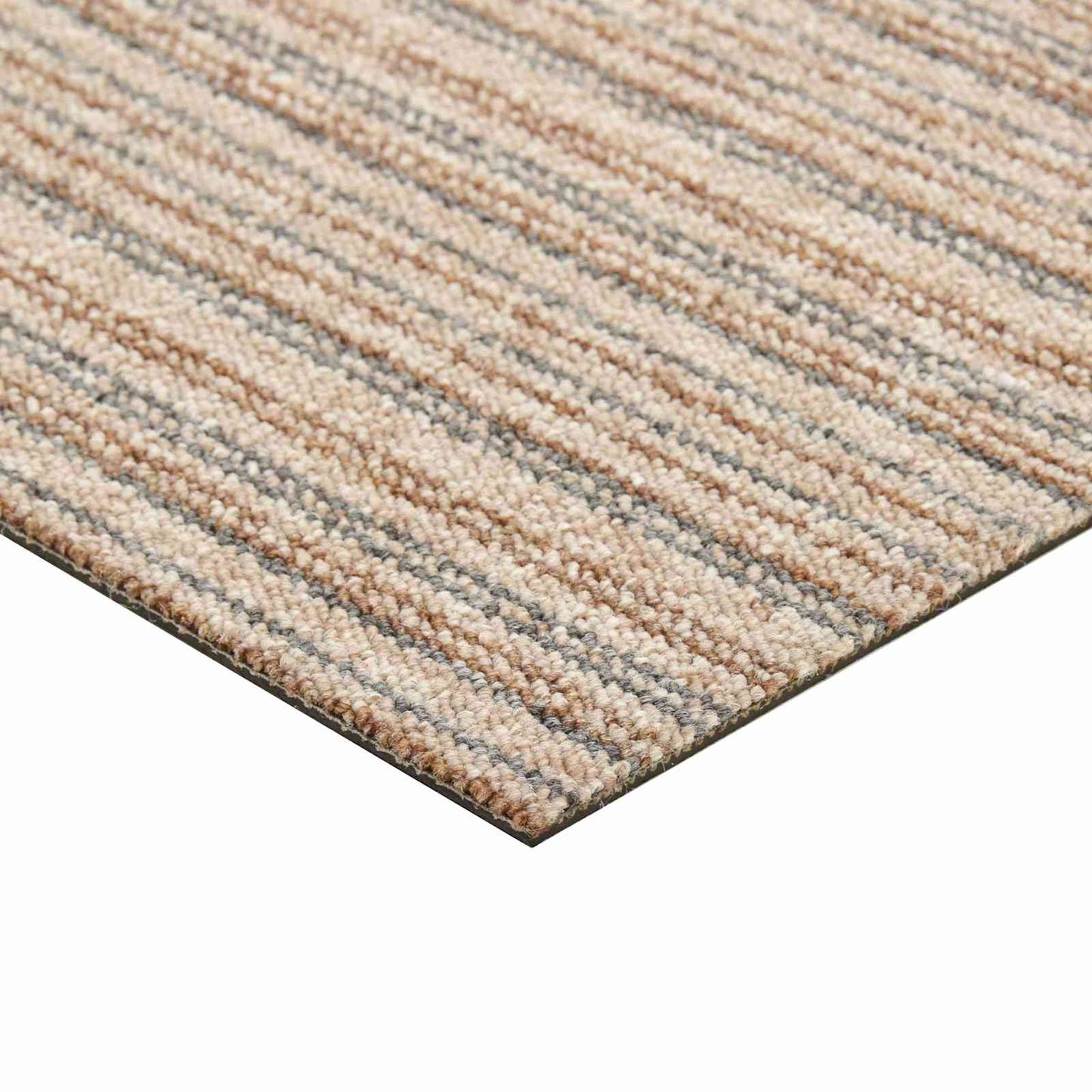 Tapijt 20 pcs Gestreept Beige 50 x 50 cm 100% Polypropyleen is nu te koop bij PeponiXL, paradijselijk wonen!