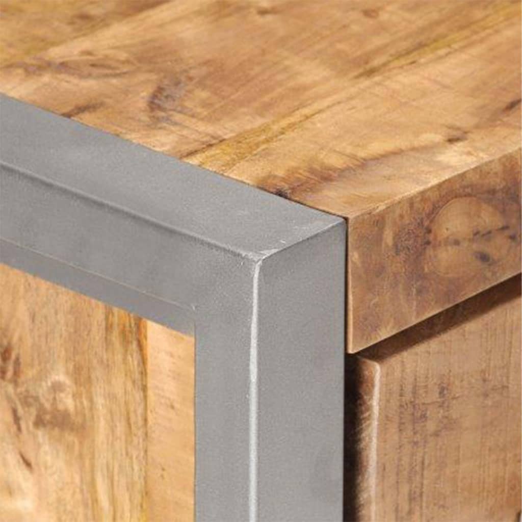 Dressoir 60x35x70 cm ruw mangohout is nu te koop bij PeponiXL, paradijselijk wonen!