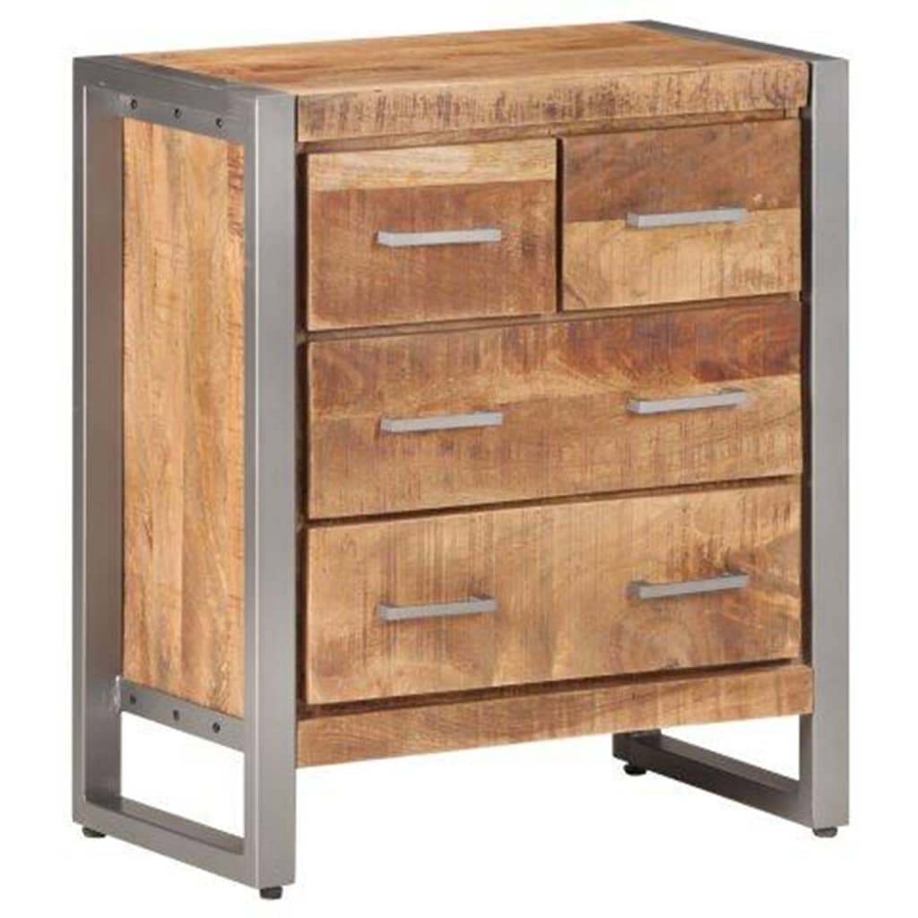 Dressoir 60x35x70 cm ruw mangohout is nu te koop bij PeponiXL, paradijselijk wonen!