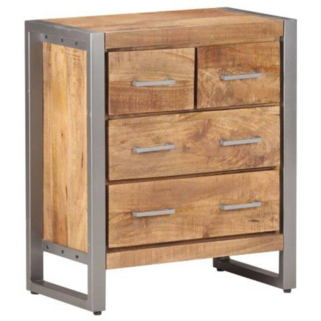 Dressoir 60x35x70 cm ruw mangohout is nu te koop bij PeponiXL, paradijselijk wonen!