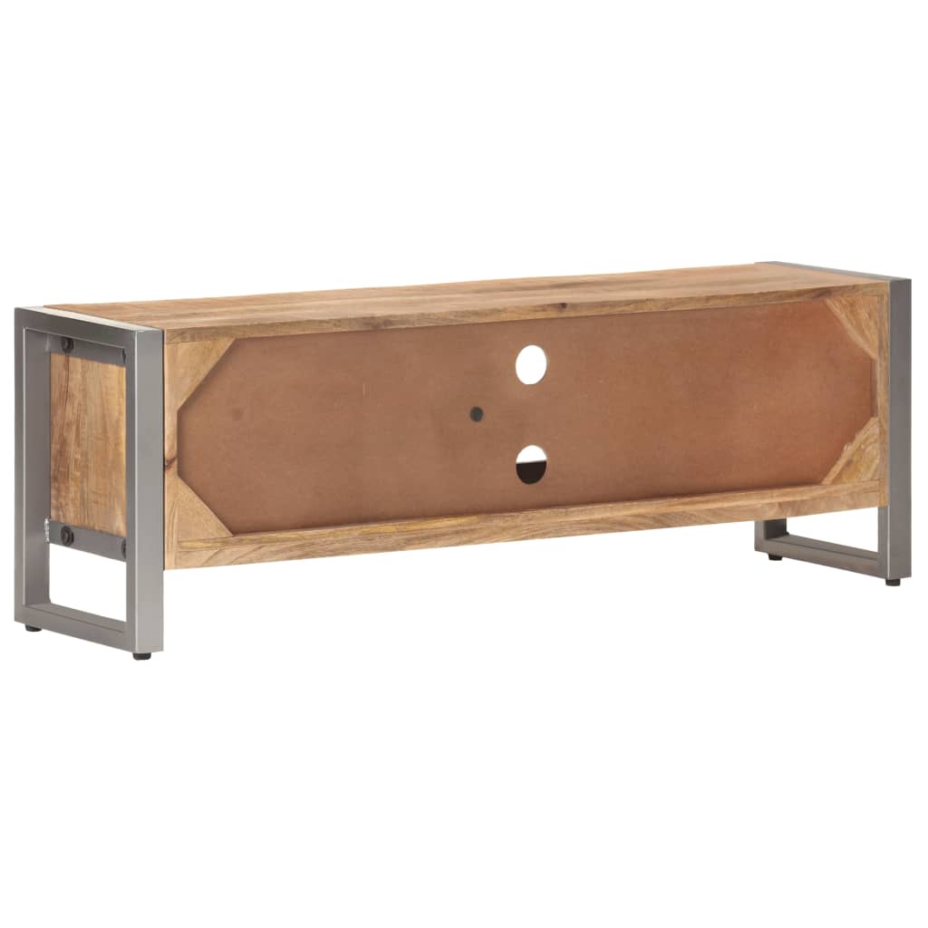 Tv-meubel 120x30x40 cm ruw mangohout is nu te koop bij PeponiXL, paradijselijk wonen!