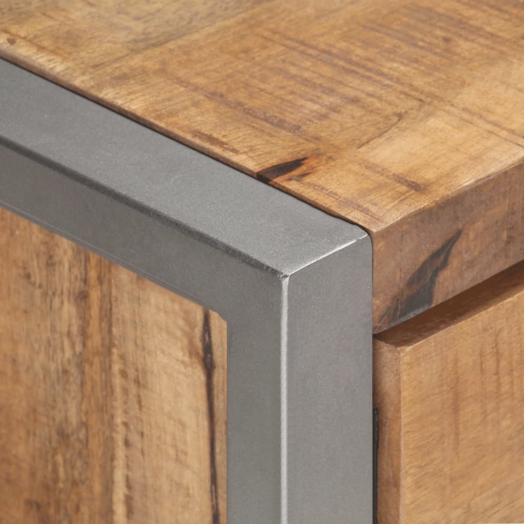 Tv-meubel 120x30x40 cm ruw mangohout is nu te koop bij PeponiXL, paradijselijk wonen!