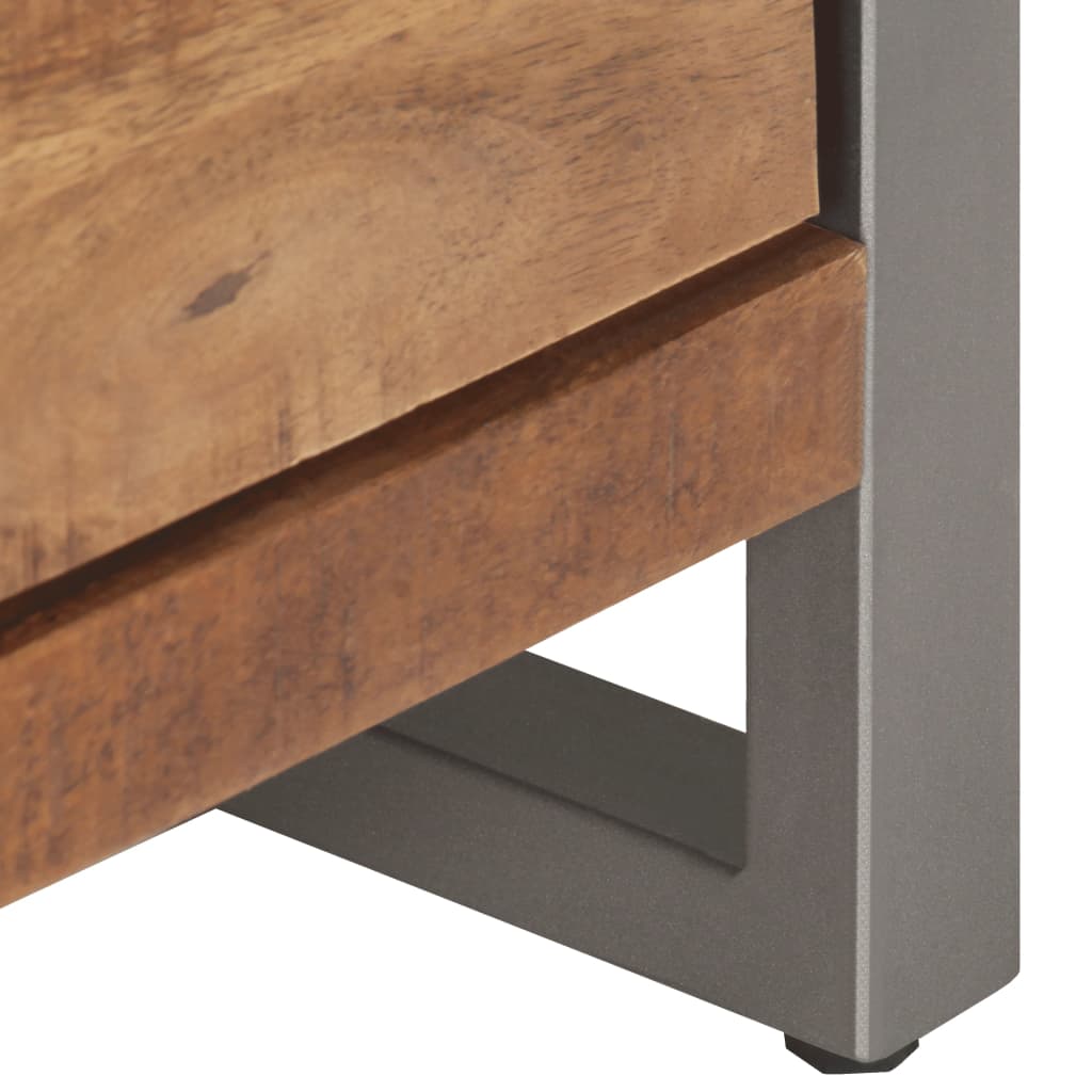 Tv-meubel 120x30x40 cm ruw mangohout is nu te koop bij PeponiXL, paradijselijk wonen!