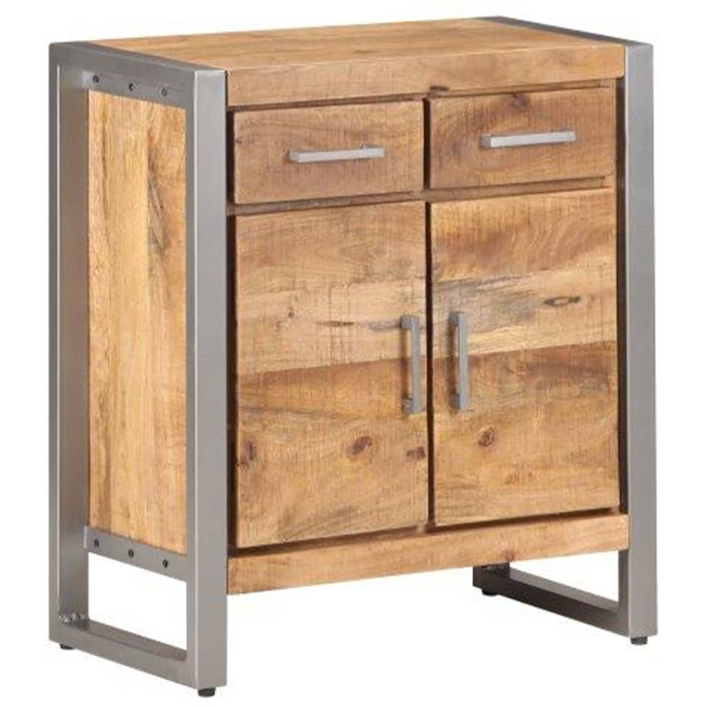 Dressoir 60x35x72 cm ruw mangohout is nu te koop bij PeponiXL, paradijselijk wonen!