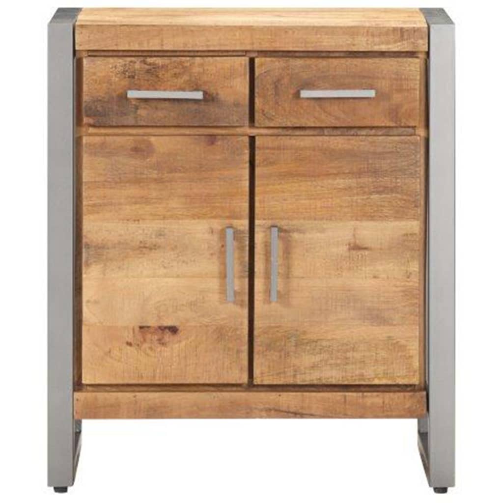 Dressoir 60x35x72 cm ruw mangohout is nu te koop bij PeponiXL, paradijselijk wonen!