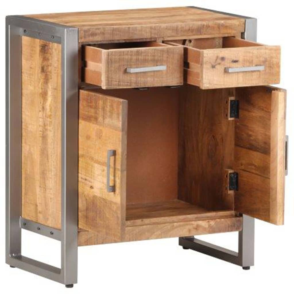 Dressoir 60x35x72 cm ruw mangohout is nu te koop bij PeponiXL, paradijselijk wonen!