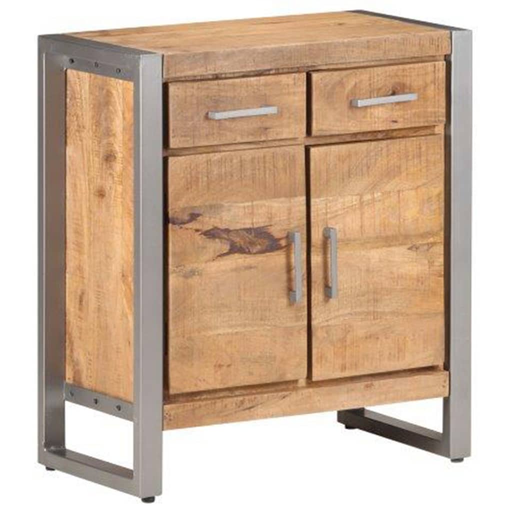 Dressoir 60x35x72 cm ruw mangohout is nu te koop bij PeponiXL, paradijselijk wonen!