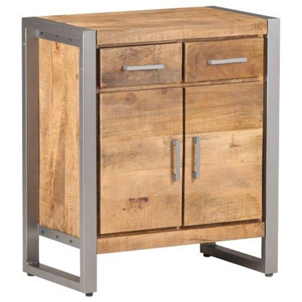 Dressoir 60x35x72 cm ruw mangohout is nu te koop bij PeponiXL, paradijselijk wonen!