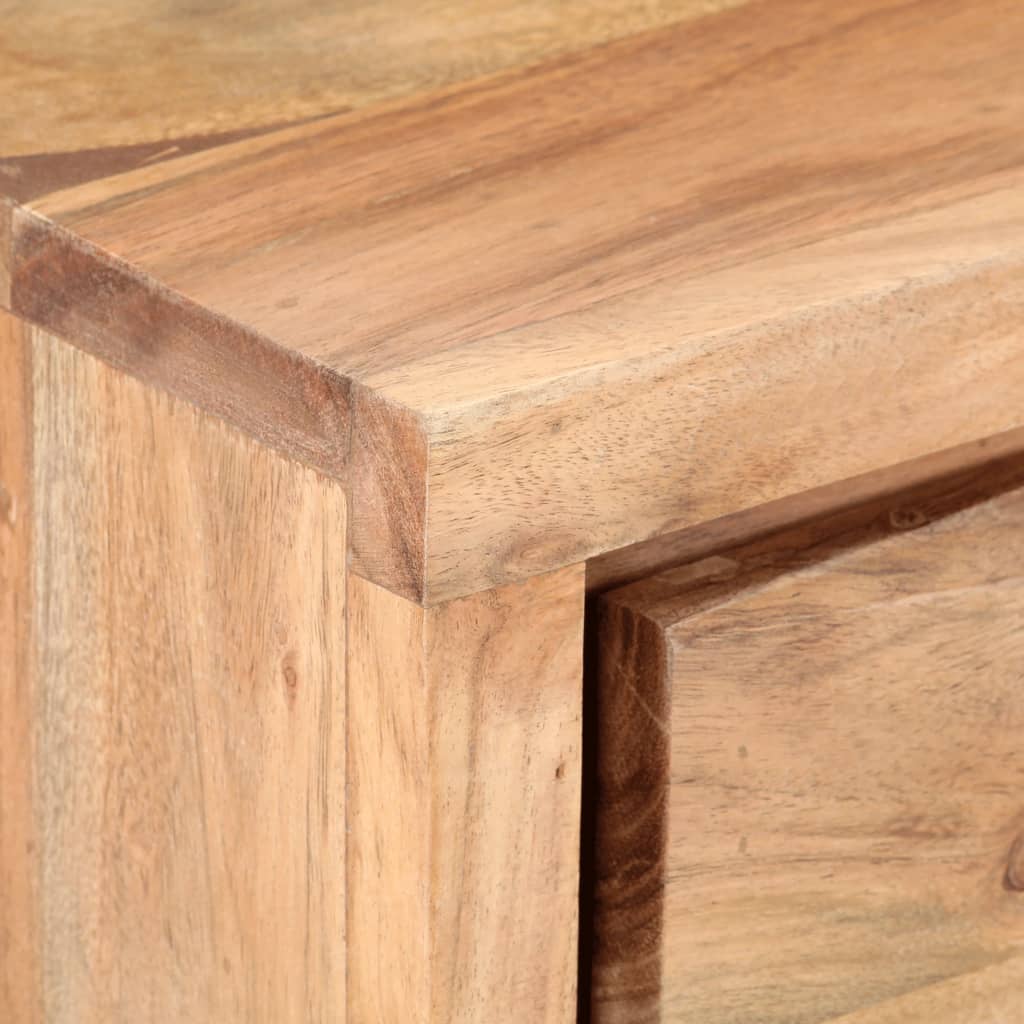 Wandtafel met natuurlijke rand 100x35x76 cm massief acaciahout is nu te koop bij PeponiXL, paradijselijk wonen!