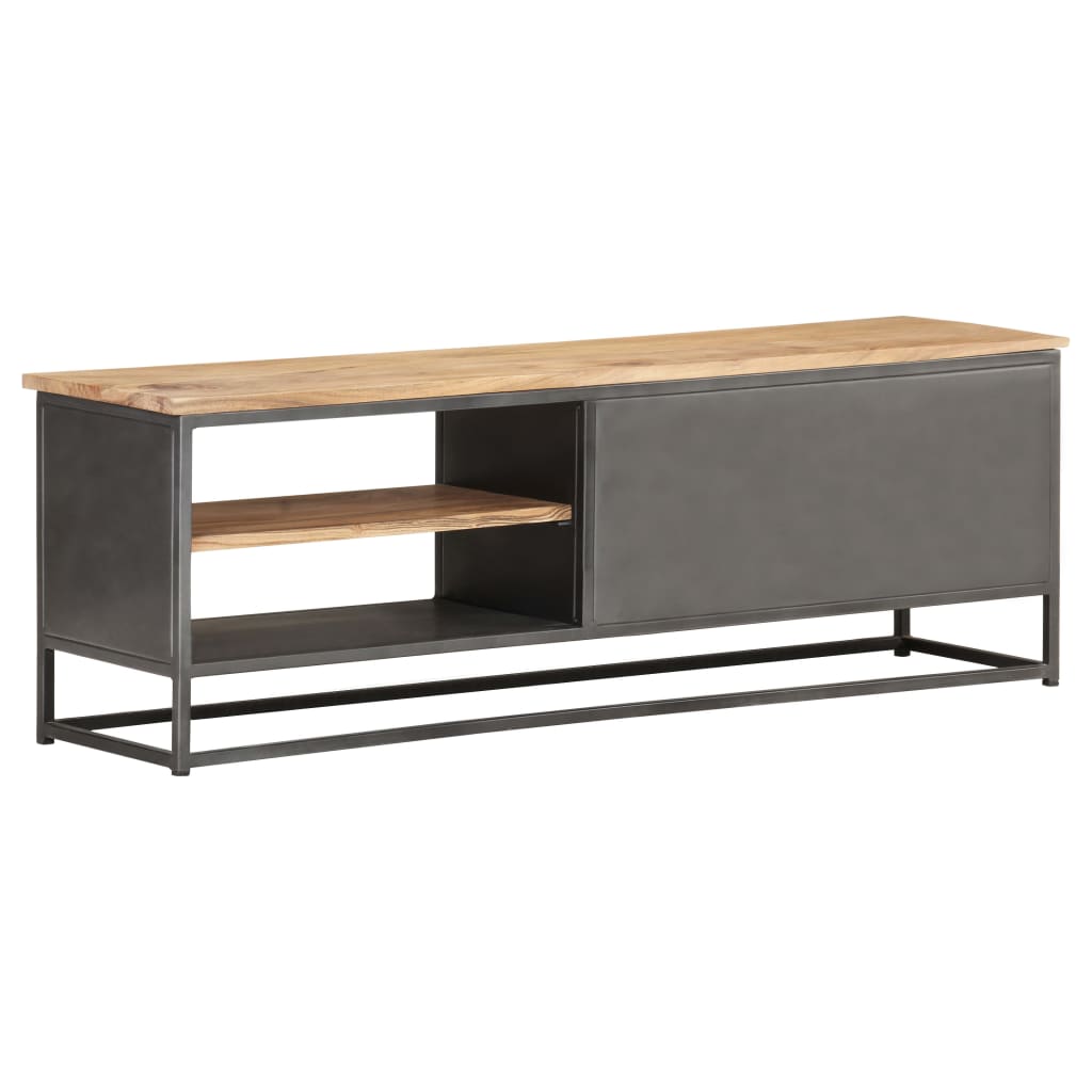 Tv-meubel 120x30x40 cm massief acaciahout is nu te koop bij PeponiXL, paradijselijk wonen!