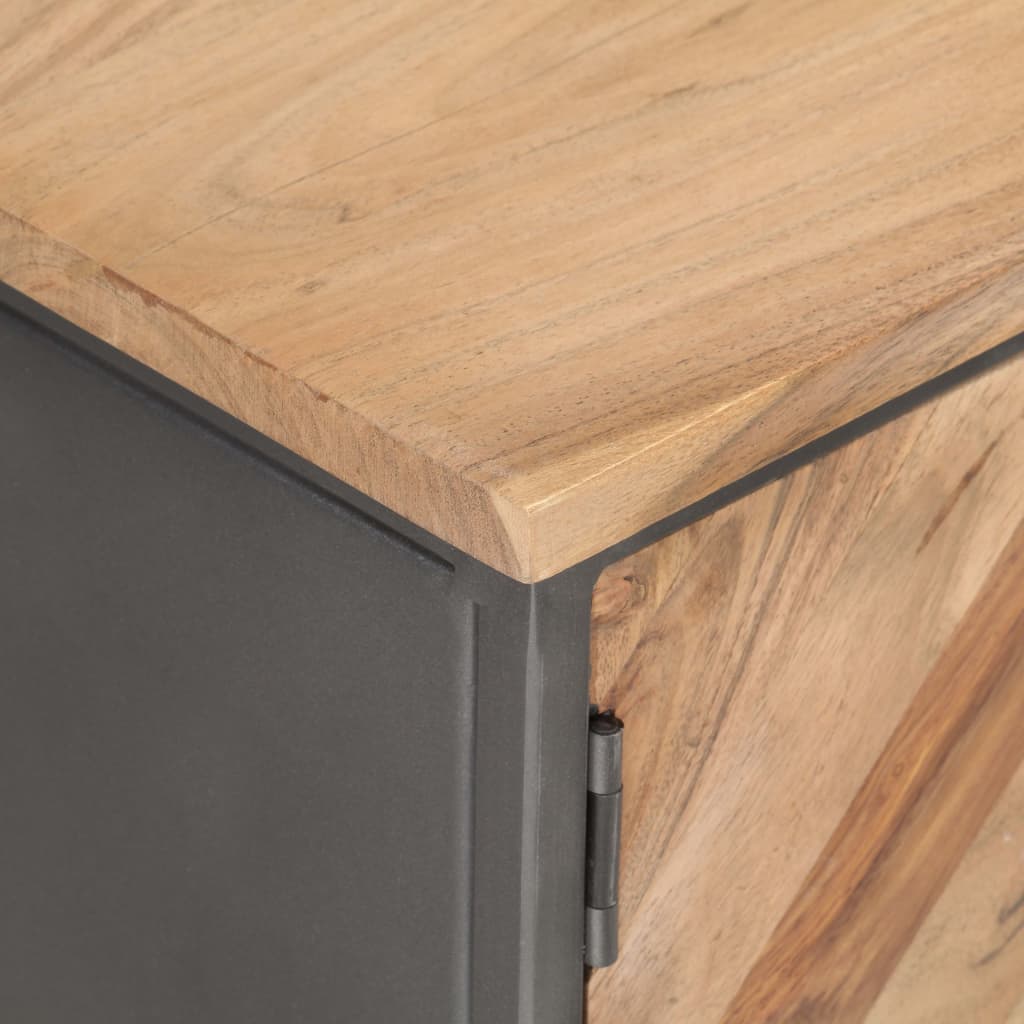 Tv-meubel 120x30x40 cm massief acaciahout is nu te koop bij PeponiXL, paradijselijk wonen!