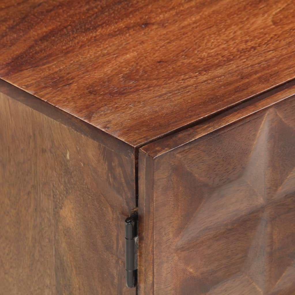 Tv-meubel 124x29x45 cm massief mangohout is nu te koop bij PeponiXL, paradijselijk wonen!