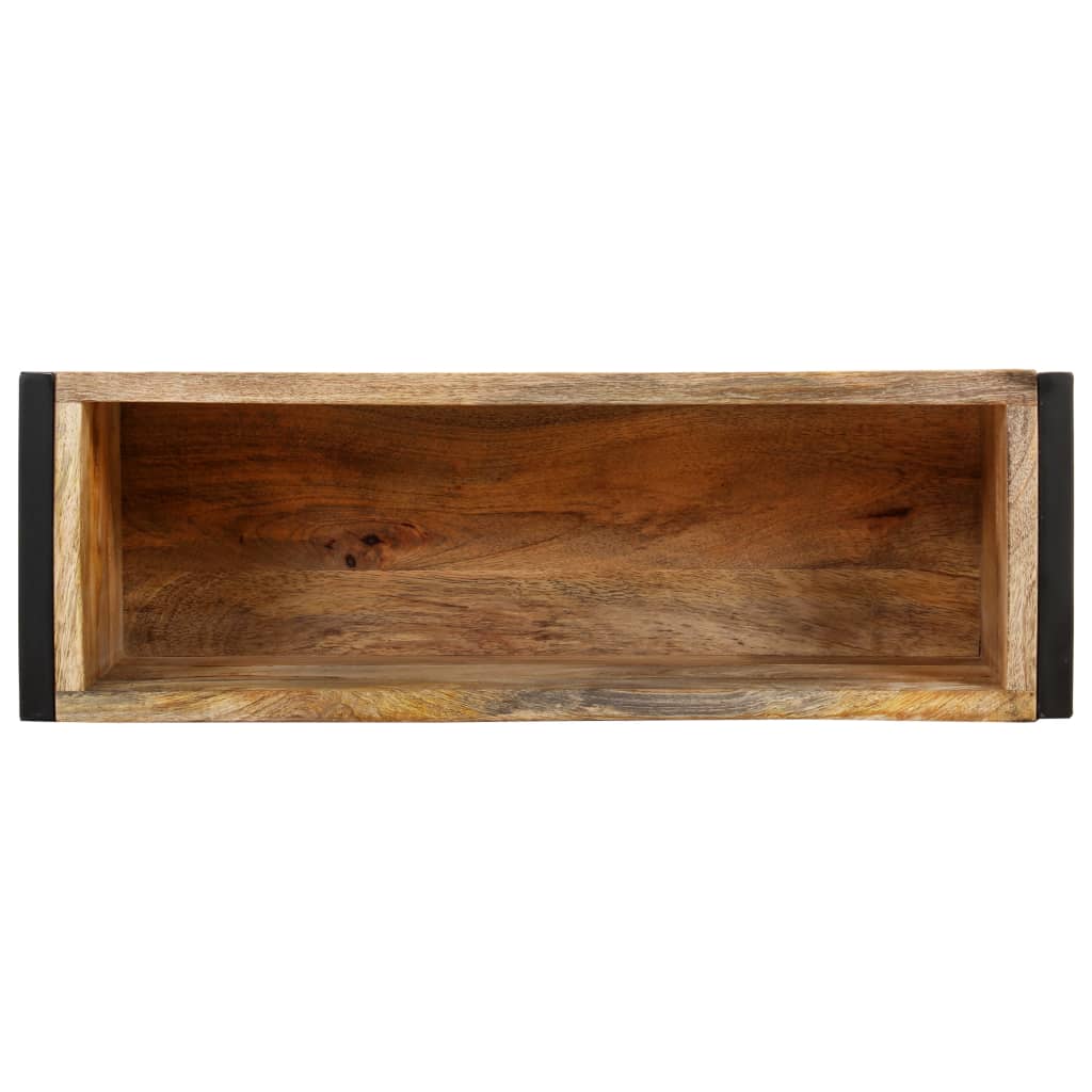 Plantenbak 60x20x68 cm ruw mangohout is nu te koop bij PeponiXL, paradijselijk wonen!