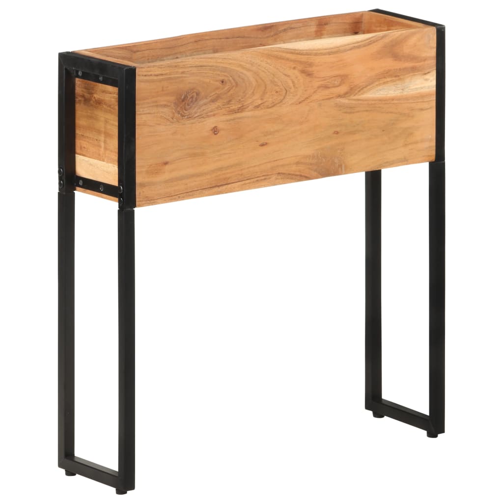 Plantenbak 60x20x68 cm massief acaciahout is nu te koop bij PeponiXL, paradijselijk wonen!
