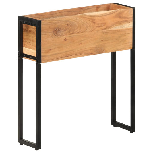 Plantenbak 60x20x68 cm massief acaciahout is nu te koop bij PeponiXL, paradijselijk wonen!
