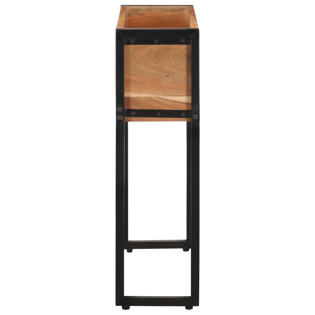 Plantenbak 60x20x68 cm massief acaciahout is nu te koop bij PeponiXL, paradijselijk wonen!