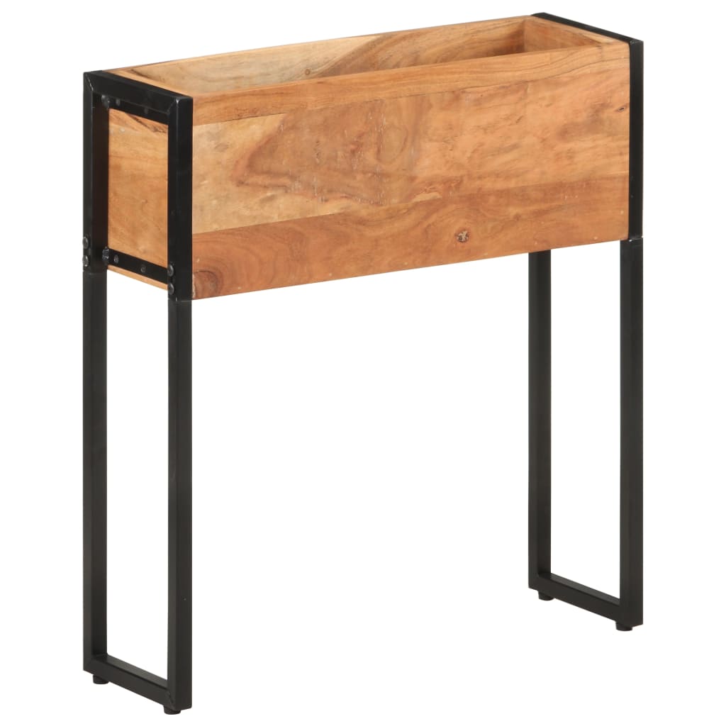 Plantenbak 60x20x68 cm massief acaciahout is nu te koop bij PeponiXL, paradijselijk wonen!
