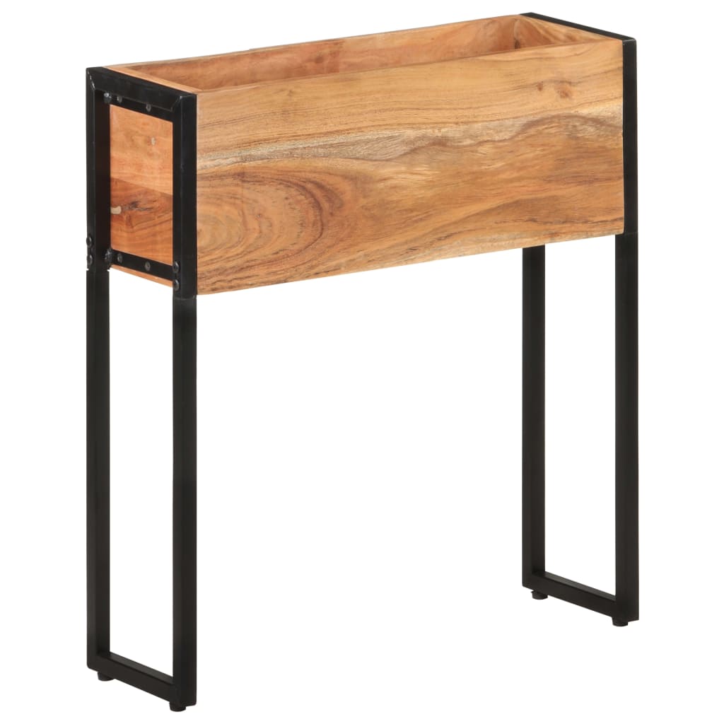 Plantenbak 60x20x68 cm massief acaciahout is nu te koop bij PeponiXL, paradijselijk wonen!